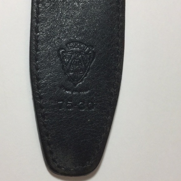 Vintage Authentic Gucci Leather Belt 28-31” Blue - Picture 7 of 12